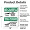 Signmission Hot Surface Sign, 24 in H x 18 in W, Aluminum, Hot Surface Do Not Touch Bilingual OS-2PACK-BC-A-1824-L-10029 - alternate 3